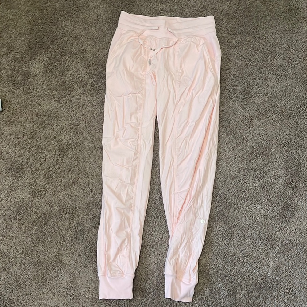 Lululemon strawberry milkshake dance studio jogger